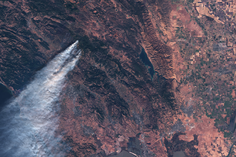 Wildfires,Near,San,Francisco,In,California,In,October,2019,Seen